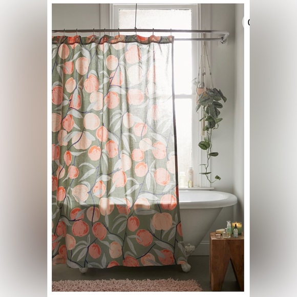 Urban Outfitters Bath New Urban Outfitters Peaches Shower Curtain